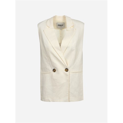 ONLY ONLY 15278794 Clo Onlcaro Gilet Bianco Donna in Gilet