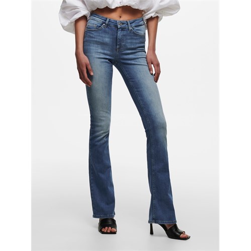 ONLY ONLY 15223514 Mbd Onlblush Flar Blu Donna in Jeans