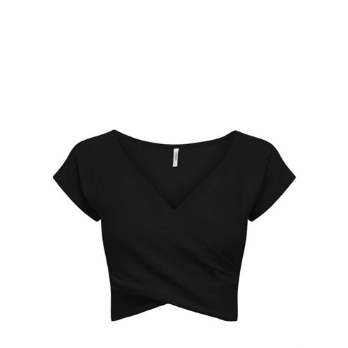 ONLY ONLY 15296888 Blk Onlolive Top Nero Donna in T-shirt