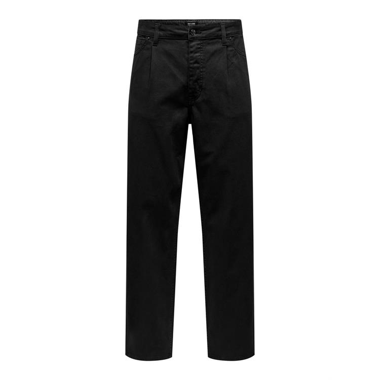 ONLY & SONS ONLY & SONS 22023511 Pant Blk Onsedge L Nero Uomo