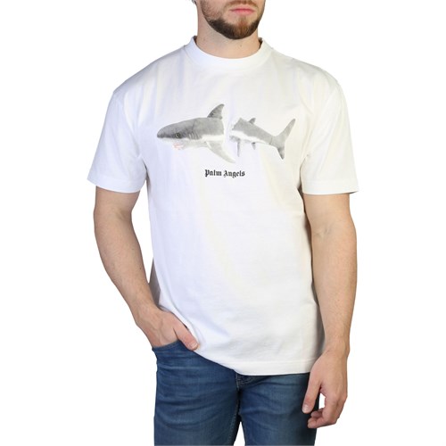 PALM ANGELS PALM ANGELS Pmaa001C99JER012 White Uomo in T-shirt