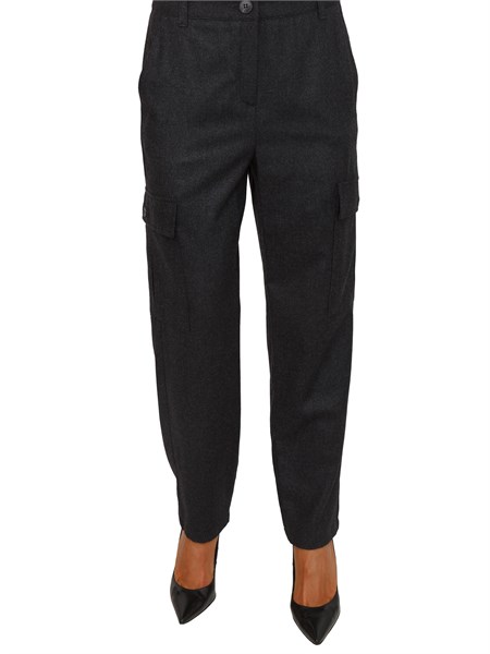 pantalone canzone emme marella in flanella grigia canzone