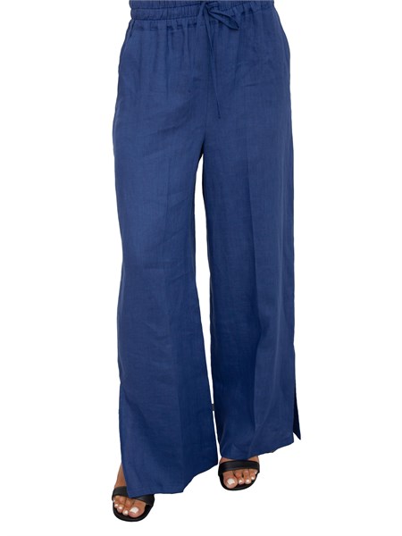 pantalone casual donna emme marella blu dance