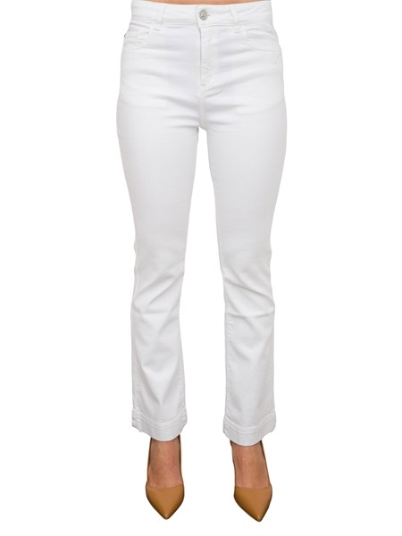 pantalone casual donna nenette bianco scott