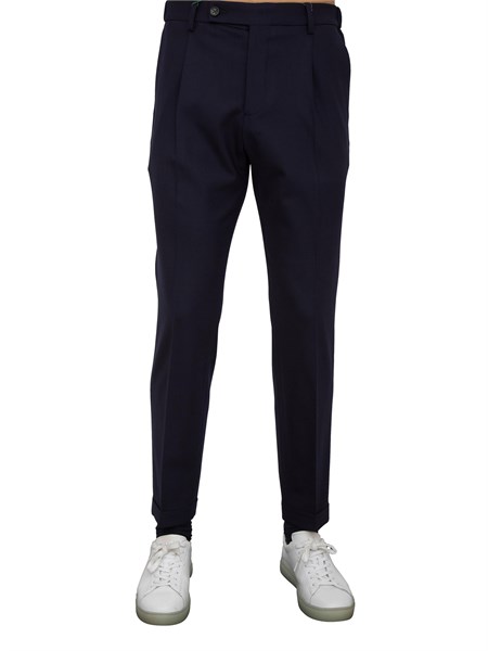 pantalone casual uomo berwich blu xretrobn7000x