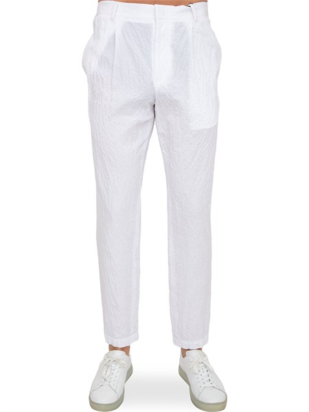 pantalone casual uomo emporio armani bianco d41p31d1458
