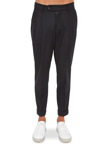 pantalone casual uomo hugo boss nero hperin2pleats22450480316