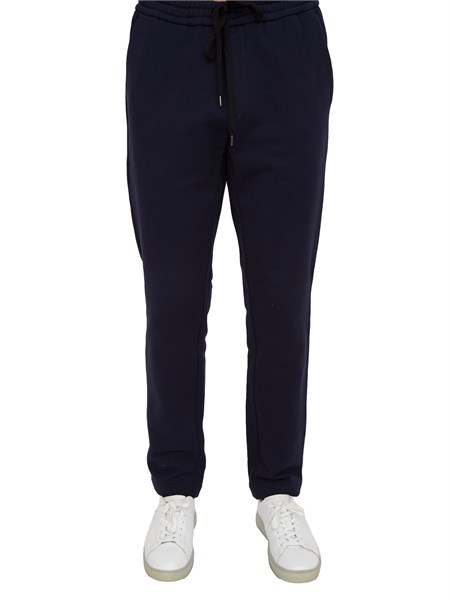 pantalone casual uomo paolo pecora blu b1014216