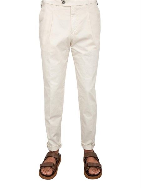 pantalone casual uomo peserico bianco r54689t302481