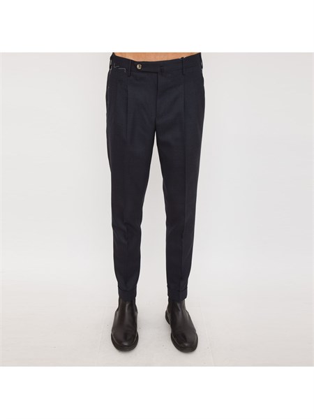pantalone casual uomo pt torino blu hf22zs0mobma89
