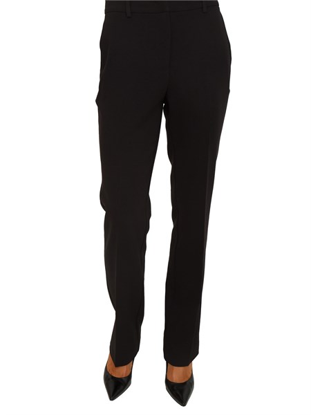 pantalone new york nenette in doppio crepe nero expance