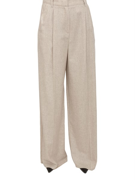 pantalone odilia emme marella in flanella beige odilia