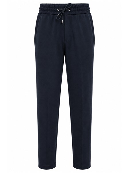 pantalone tuta aiace galassi misto lana blu dvr48h1008