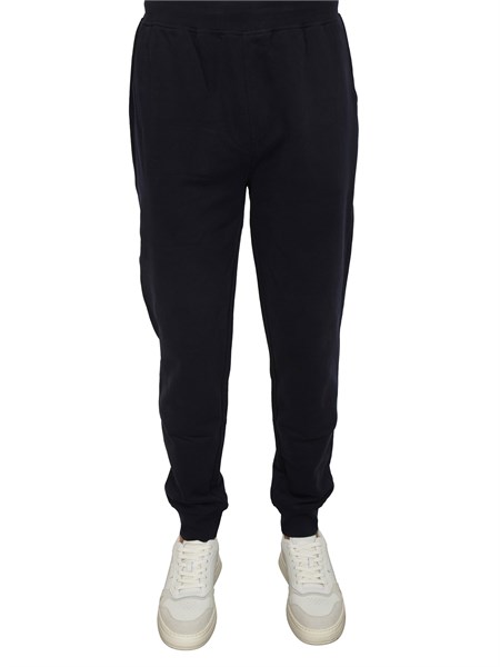 pantalone tuta corneliani in misto cotone blu 26g5612625029