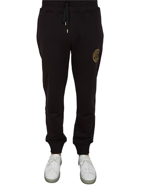 pantalone tuta uomo versace jeans couture nero 77gaat00cf00t