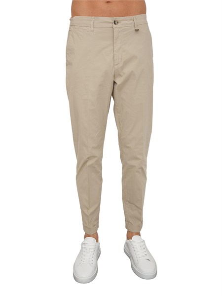 pantaloni chino lu jo uomo in cotone beige qxx087t4310