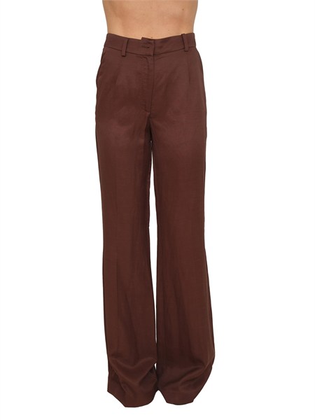 pantaloni ecco nenette in viscosa leggera marroni 41bb ecco