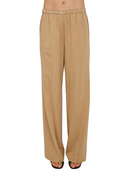 pantaloni elenia nenette in tessuto beige 41bb elenia