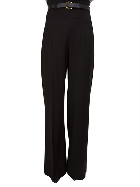 pantaloni fidele kocca in viscosa nera fideleppf7994abun2487