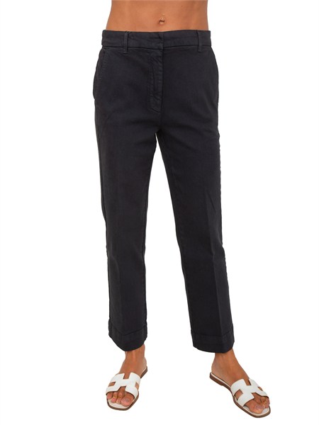 pantaloni mlsmaesta in bull di cotone blu mlsmaesta