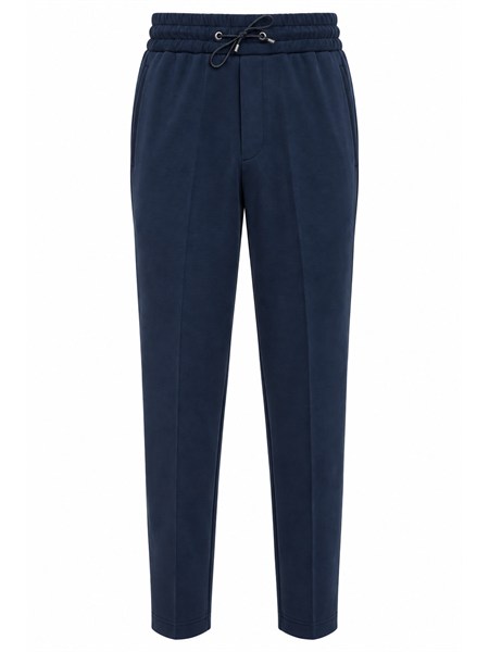pantaloni tuta aiace galassi in tessuto blu dvr48m6070