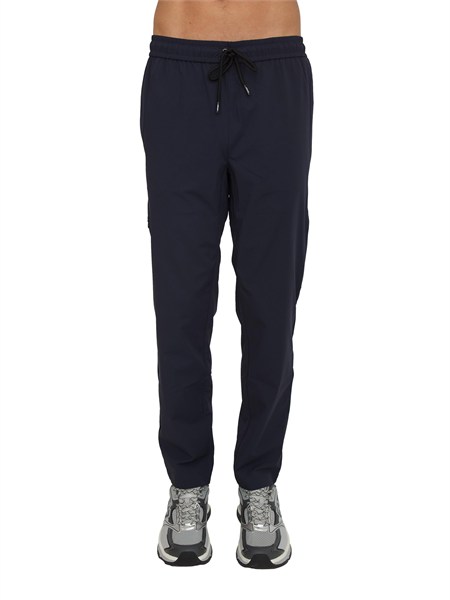 pantaloni unisex merager k way in tessuto tecnico blu k5135xw