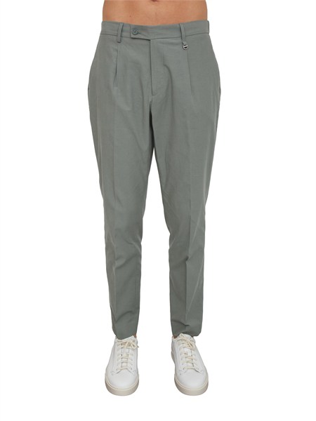 pantaloni uomo luis antony morato in lyocell e cotone verde mmtr00715fa800210