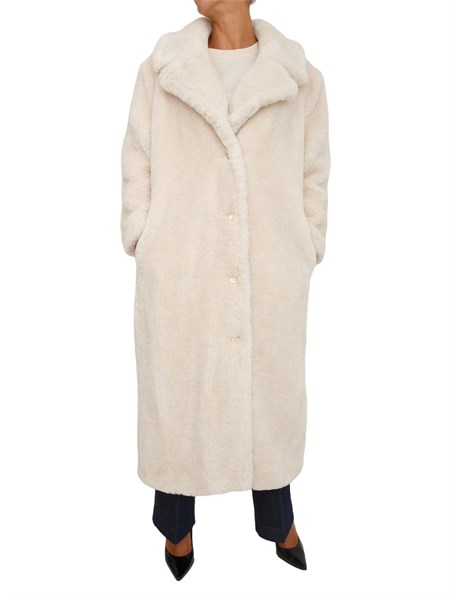 pelliccia guess jeans donna in pelliccia ecologica w5bl93wj090