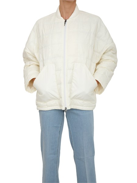piumino bianco gypse pyrenex donna in tessuto tecnico hwz010