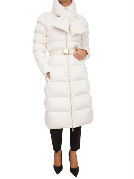 piumino elisabetta franchi in tessuto bianco pi84d56e3