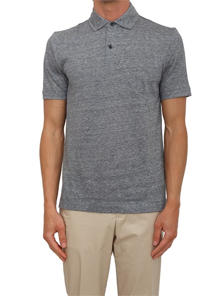 polo press boss uomo in lino blu h press23550559147