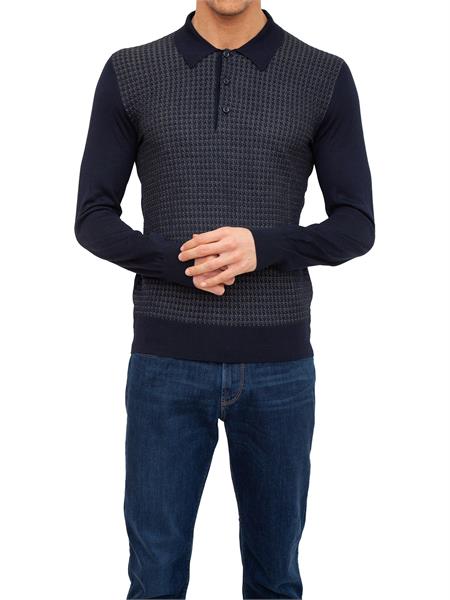 polo uomo brioni blu umr30lo8k15