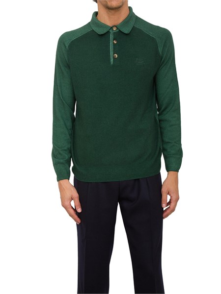 polo uomo etro verde mrkf0070al258