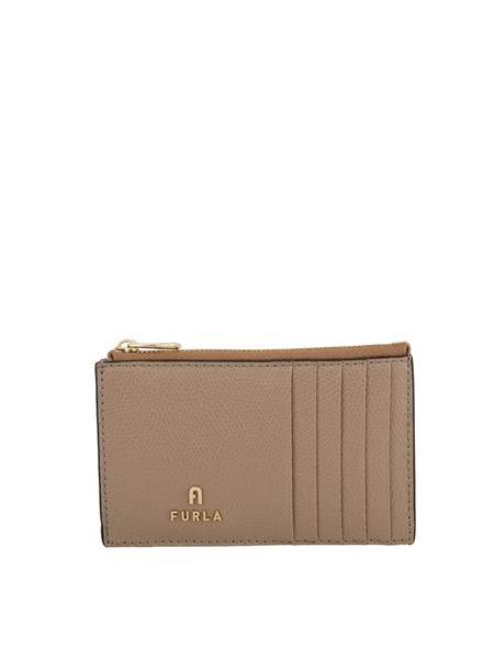 porta carte di credito furla camelia m in pelle taupe wp00310are000