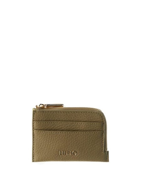 porta carte kaki liu jo donna in ecopelle aa6173e1109