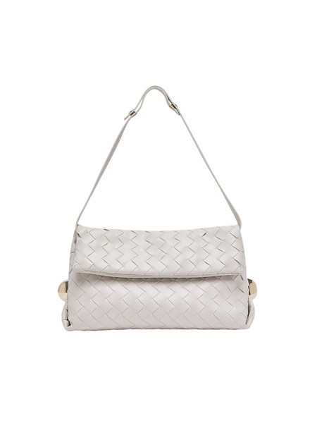riccy bag liu jo in ecopelle intrecciata avorio aa6097es027