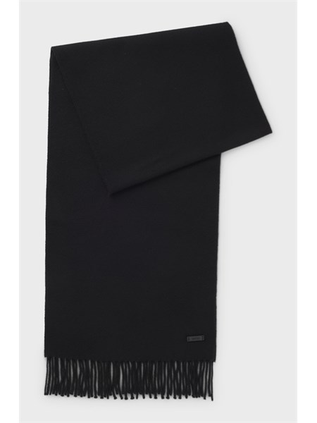 sciarpa boss uomo in calda lana nera naster 3518050517218