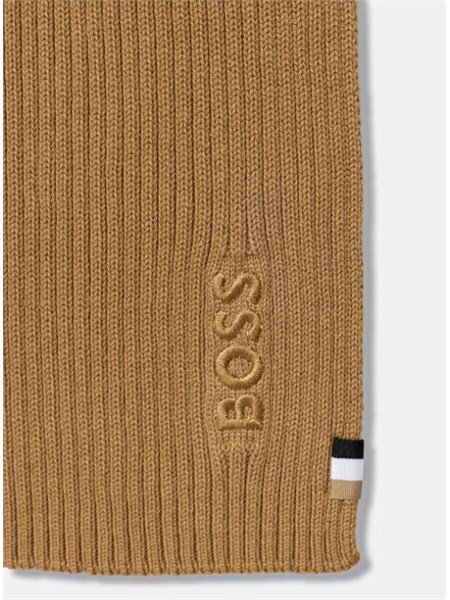 sciarpa cammello boss uomo in lana vergine magico r scarf50522441