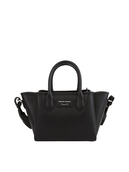 shopper piccola emporio armani in ecopelle palmellata nera ew002328af17799