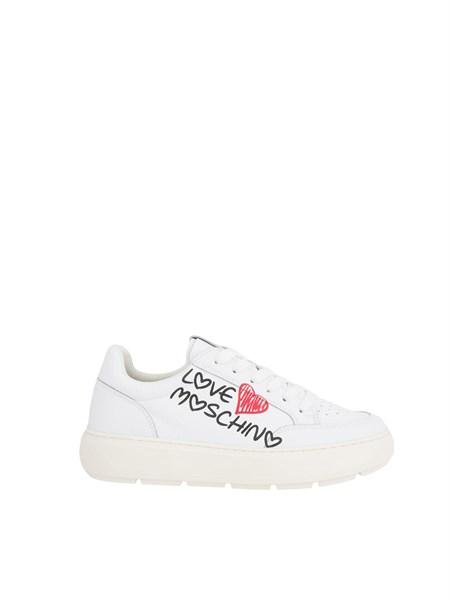 sneakers donna love moschino bianco ja15224g1ijca