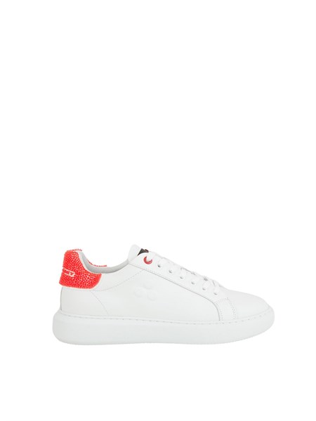 sneakers pelle donna peuterey rosso ped5060jackard