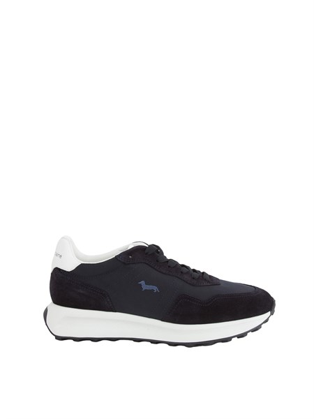 sneakers pelle uomo harmont and blaine blu efm2510706100