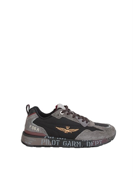 sneakers uomo aeronautica militare nero 252sc0276uct03546