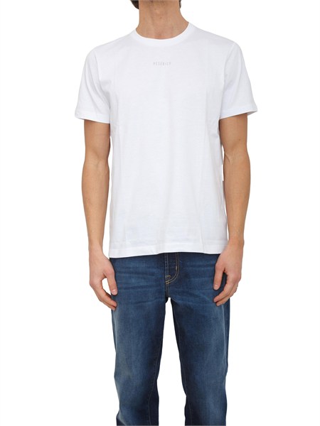 t shirt bianca peserico uomo in jersey di cotone r55000j0q302358