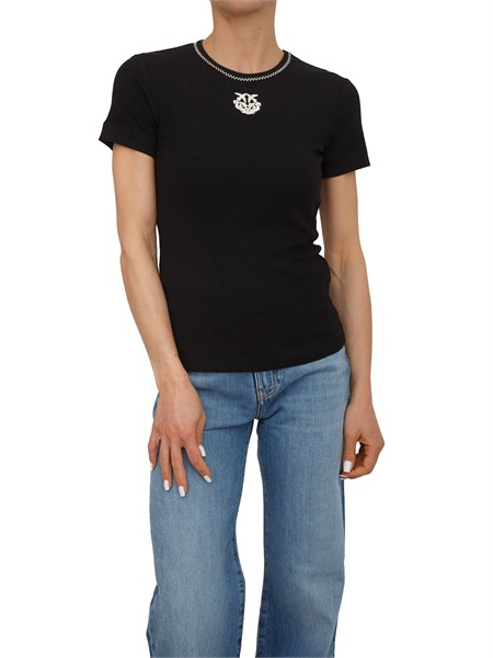 t shirt brugherio pinko in cotone nero brugherioa3al