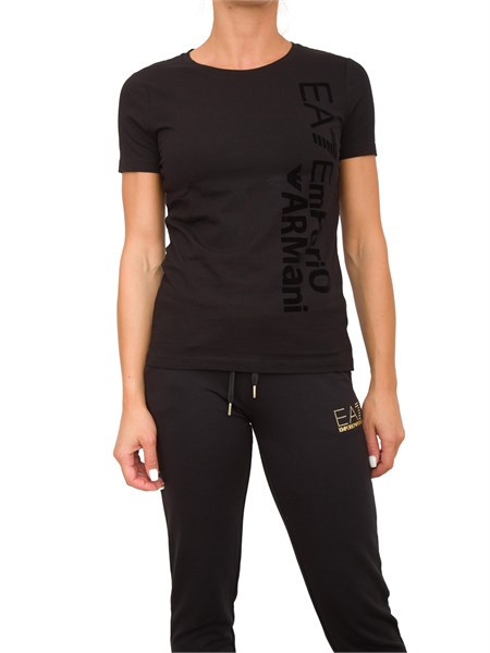 t shirt donna ea7 emporio armani nero 7w000004af10373