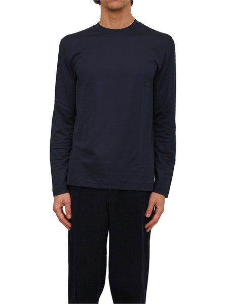 t shirt ml boss uomo in cotone blu p townley15250554524