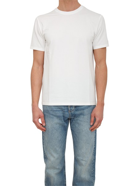 t shirt peuterey uomo in cotone e seta bianca peu5470zole02