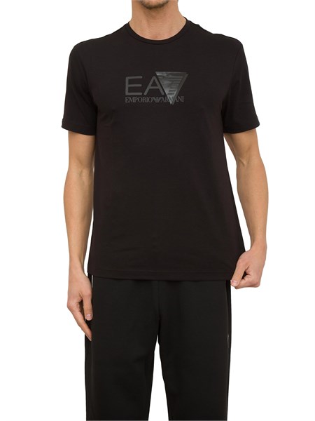 t shirt uomo ea7 emporio armani nero 3dpt36pjulz