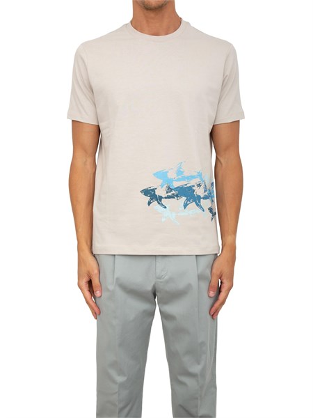 t shirt uomo paulandshark beige 25411040